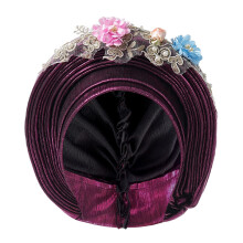 African Flower Turban Head Scarf Traditional Headwrap for-PP