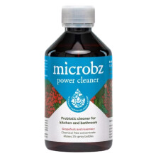 MICROBZ POWER CLEANER | 250ml Concentrate - Makes 25 Bottles | Natural Probiotic & Enzyme All-Purpose Multi Surface Cleaner for Floors Kitchen