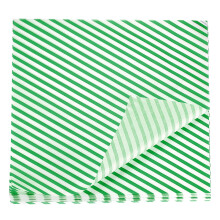 sourcing map 100pcs Square Stripes Wax Paper Sheet 12" x 12" Oil-Absorbing Dry Food Wrapping Paper for Sandwich Baking Paper Liners Picnic Basket