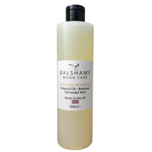 Balsham's Wood Care Food-Safe Chopping Board Oil - Mineral Oil with British Beeswax & Carnauba Wax ? Restores & Protects Wooden Cutting Boards,