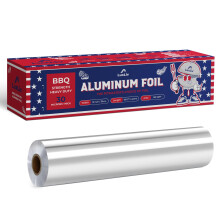 BBQ Aluminum Heavy Duty Tin Foil Roll ? 12 inch wide x150ft ft Length,150 sq ft ? BBQ Grade & Extra Thick, Strong Enough for Food Service Industry