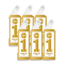 Fabulosa Toilet Cleaning Gel, Cleans and Shines, Limescale Removing and Odour Removing Toilet Cleaner, Fights Stains & Eliminates Mineral Deposits,