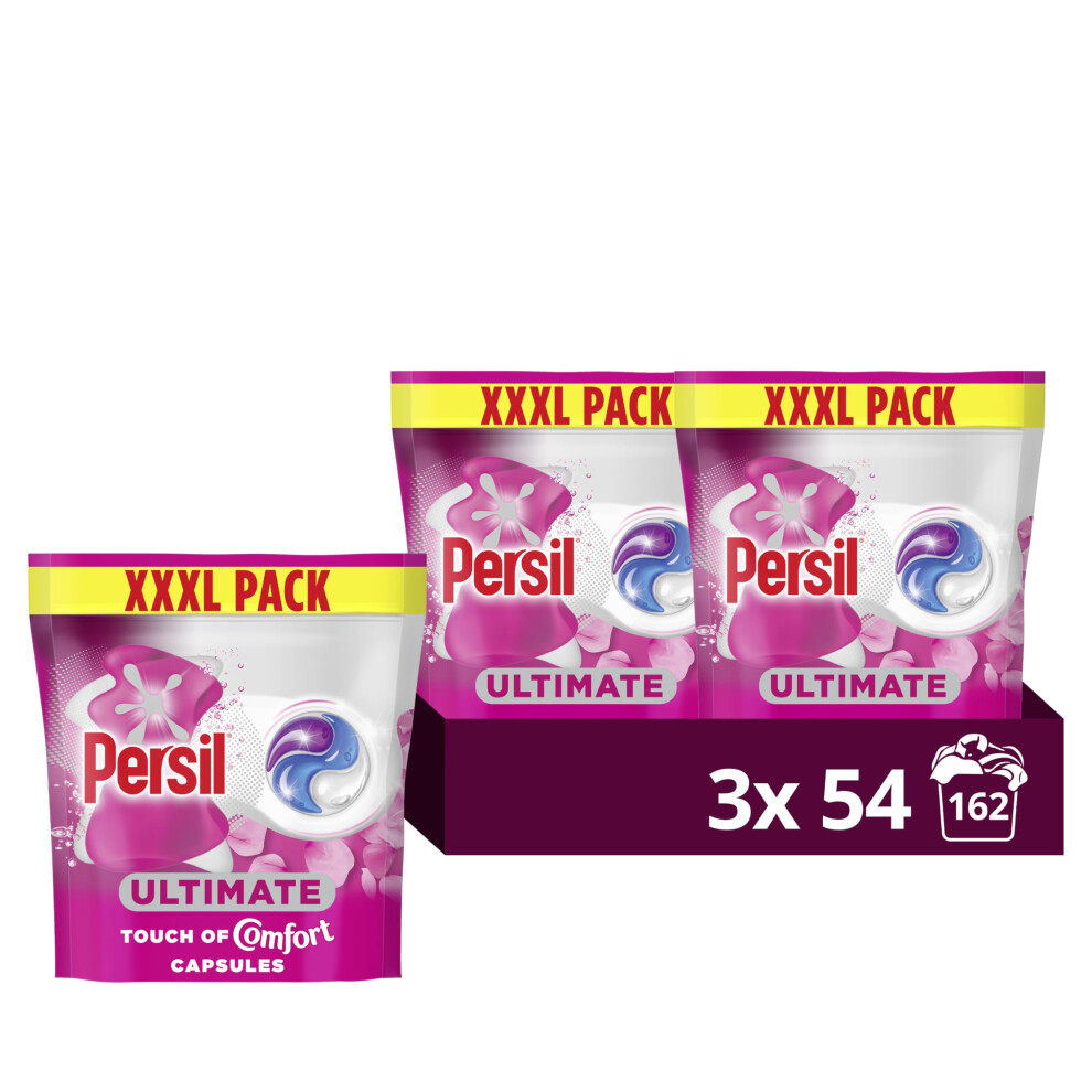 Persil Ultimate Touch Of Comfort Washing Capsules Laundry Smelling Fragrant And Clean For Longer For 14 Days Of Our Best Uplifting Fragrance 162