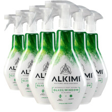 ALKIMI Glass Cleaner Spray x6 ? Nature-Engineered Glass and Window Cleaner Spray with Antibacterial, Antifungal, and Antiseptic Properties ? Powerful