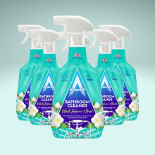 Pack of 6 - Astonish White Jasmine & Basil Bathroom Cleaner, 750ml