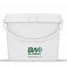 5L White Plastic Bucket with Lid ? Food Grade, Leak-Resistant, & Reusable | Ideal for Kitchen, DIY, Paint, Crafts & More (2)