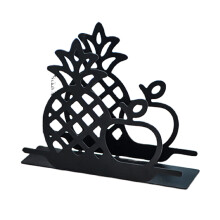 Portable Foldable Napkin Holder Metal Art-Pineapple model