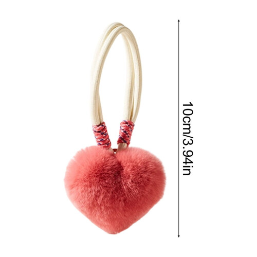 Bling Keychain Red Bow Heart Rhinestone Pendant 2
