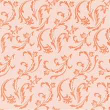 Papstar Royal Collection #84997 Serviettes 1/4 Fold 40 cm x 40 cm Nectarine Damascato Pack of 50