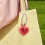 Bling Keychain Red Bow Heart Rhinestone Pendant 7