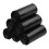 Qshape 150 Counts Kitchen Black Bin Liners Bags, 40 L Bin Bag, 6 Rolls 1