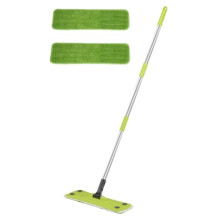 Cordless Electric Mop with 2 x 2000mAh Batteries, Dual Spin Floor Cleaning Mop with LED Light & Water Spray, Handheld Polisher Scrubber Lightweight