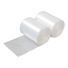 Jandson 5 L Small Bin Liners, Clear Trash Bin Bags, 200 Counts