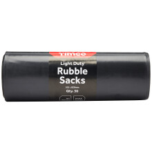 TIMCO Rubble Sacks/Rubble Bags - Super Strong and Recycled - An excellent solution for garden/rubbish clearance - Convenient and compact roll of 30