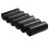 Qshape 30 L Black Home Bin Bag, Kitchen Bathroom Bin Liners, 150 Bags/ 6 Rolls 1
