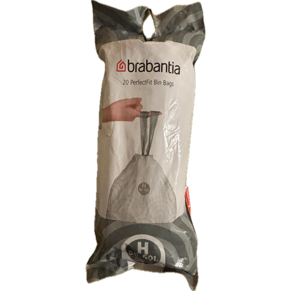 Brabantia Perfectfit Bags H 50-60 Litre 20 Bags Per Roll