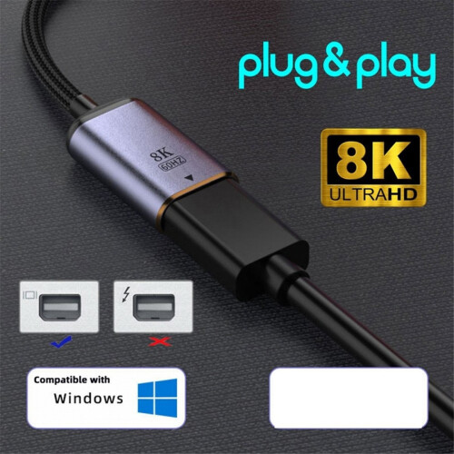 Adattatore convertitore da USB-C a Mini DisplayPort USB-C per tablet e telefoni 1