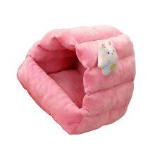 Breathable Hamster Shelter For Small Animals Like-Pink M