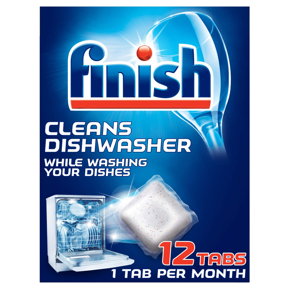 Finish In-Wash Dishwasher Cleaner (12 Tablets)