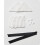 Adjustable Magnetic Window Cleaner Refill,BAFFECT? 10 Sets Replacement Pads and Blades Refill Replaceable Triangle Sponge and Rubber Strip Replacement 1