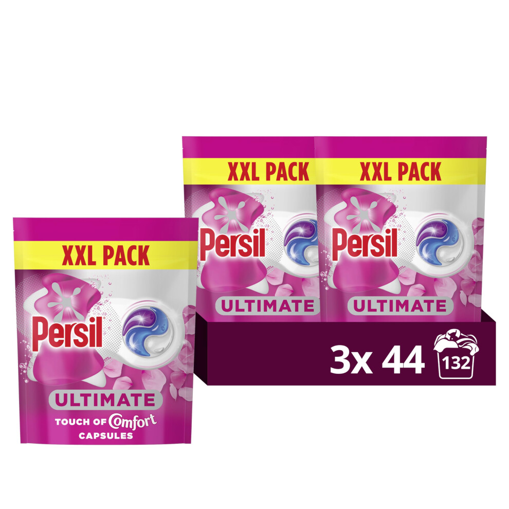 Persil Ultimate Touch Of Comfort Washing Capsules Laundry Smelling Fragrant And Clean For Longer For 14 Days Of Our Best Uplifting Fragrance 132