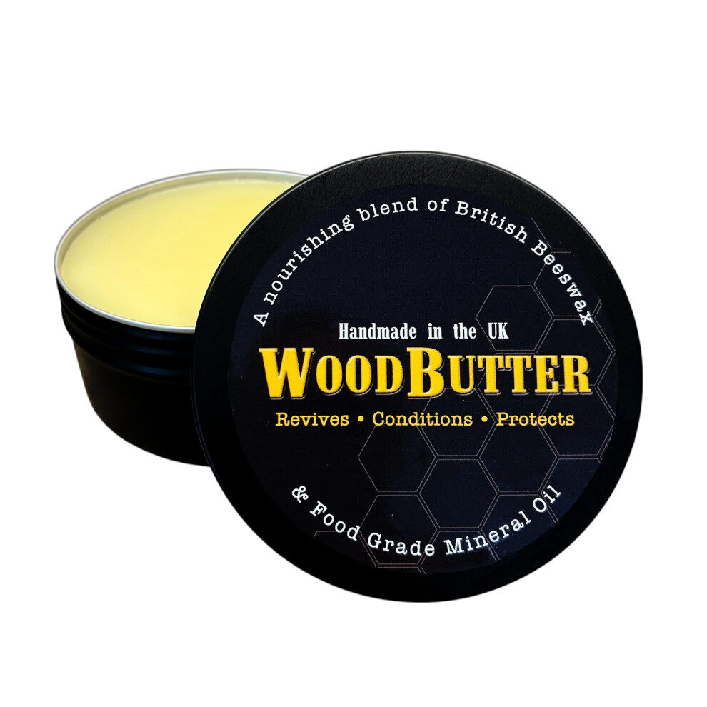 Wood Butter Made With British Beeswax/Chopping Board Conditioner/Multipurpose Polish For Wood/Food Safe Mineral Oil / 250Ml 5051224660032
