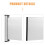 Office Door Plate Blank Nameplate Dual Sided Design for Office Home Classroom Use Creative Expression 3