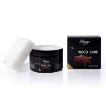Hagerty Wood Care Cream 250ml with Applicator Sponge - Cleans and Polishes