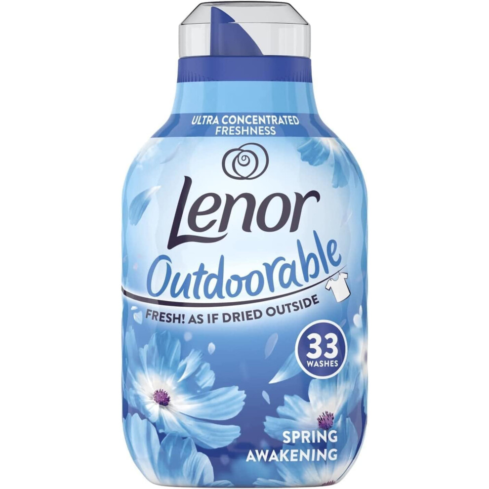 Lenor Outdoorable Fabric Conditioner Spring Awakening 33 Washes, 462Ml