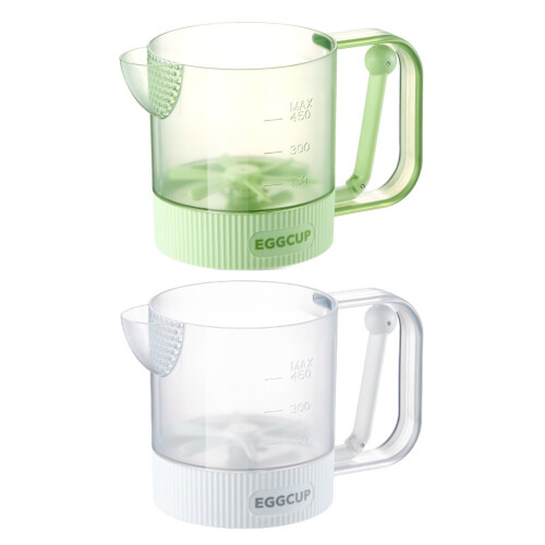 Efficient Manual Eggs Beater with Detachable Blade and-Green 1