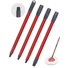 1 PCS Spin Mop Handle Replacement Compatible with Vileda Spin Turbo/Turbo Smart/EasyWring, Four Section Adjustable Mop Stick Only for Cleaning Floors