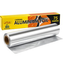 BlissMart Aluminium Foil Roll 30cm x 75m Tin Foil Kitchen Foil Premium Quality Kitchen Roll Catering Foil Baking & Cooking Foil Paper Roll Food