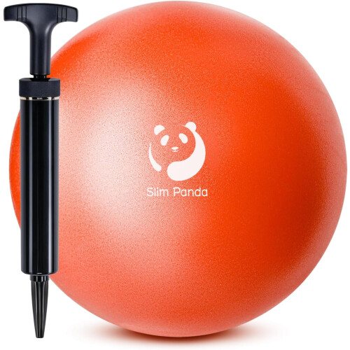 Minge Pilates anti-explozie, 9 inci, cu pompă