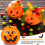 Κουβάδες κολοκύθας για το Halloween, Κουβάδες με γλυκά με λαβή, Κουβάδες κολοκύθας για 6