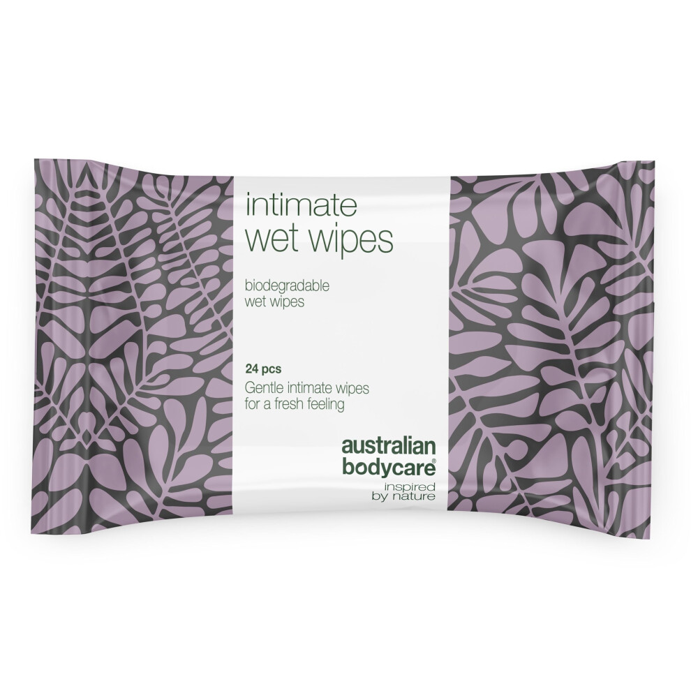 Australian Bodycare Intimate Wet Wipes With Tea Tree Oil For Feminine Hygiene ? 144 Wipes (6 Packs) | Cleanser For Sweat And Bad Odour | Refreshing, Moisturizing &