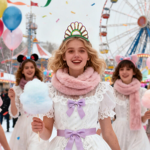 2 stk. Mardi Gras prinsesse-assortiment - Festtilbehør 2