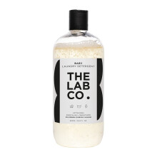 The Lab Co. Baby Wash Liquid Laundry Detergent for washing machines and hand washing. Fresh cotton fragrance. Plant Based. Non-Bio. 500ml size for up