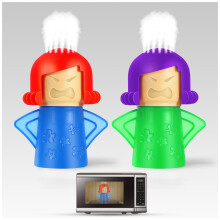 Spardar Angry Mama Microwave Oven Steam Cleaner, 2 Pack Microwave Cleaner for Kitchens, The Fun and Easy Way to Cleaning work with Amazing Results