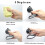 360 Adjustable Car Rearview Mirror with Suction Cup – Easy Install/Remove, Compatible with Back Seat (Black) 4