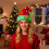 Gorro de Papá Noel con luces LED para decoración navideña 5