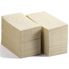 LEKOCH 200 PCS Disposable Tree Free Bamboo Paper Napkins 100% Compostable and Eco 2 Ply Tissue Wedding Dinner Napkins 40 * 40cm