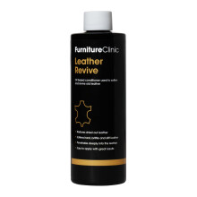 Furniture Clinic Leather Revive (250ml) | Liquid conditioner for leather restoration, Water Based Oil Emulsion to Soften Leather, Suitable for all