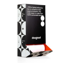DooGood Bamboo Toilet Roll 3 ply, 100% Bamboo Toilet Paper, Box of 8 Loo Rolls, Soft & Strong, Responsibly Sourced, Sustainable, Toxin-Free,