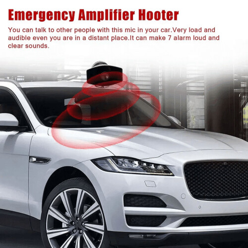 Κόρνα σειρήνας αυτοκινήτου 7 τόνων 12V100W με μικρόφωνο και PA 2