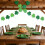 Glittering Shamrock Bunting Ceiling Hanging Ornament for-2 5 4