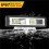 8Pcs LED Work Light 48W 16LED High-Visibility White Light Bar for Vehicles IP67 Waterproof 8