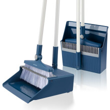 SDARISB Broom and Dustpan Set with 127 cm Long Handle Upright Shovel and Broom Set 180 Degree Rotating Sweeper and Dustpan Combo for Home Kitchen