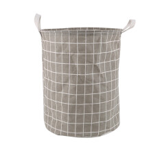 Efficient Space Saving Foldable Grid Hamper for-Light Grey L