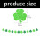 Glittering Shamrock Bunting Ceiling Hanging Ornament for-2 5 6