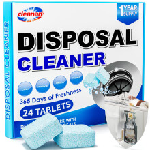 Foaming Garbage Disposal Cleaner and Deodorizer Tablets-24 Pack Food Disposal Cleaner, Quickly Eliminates Odors, XL Powerful Foaming Action,